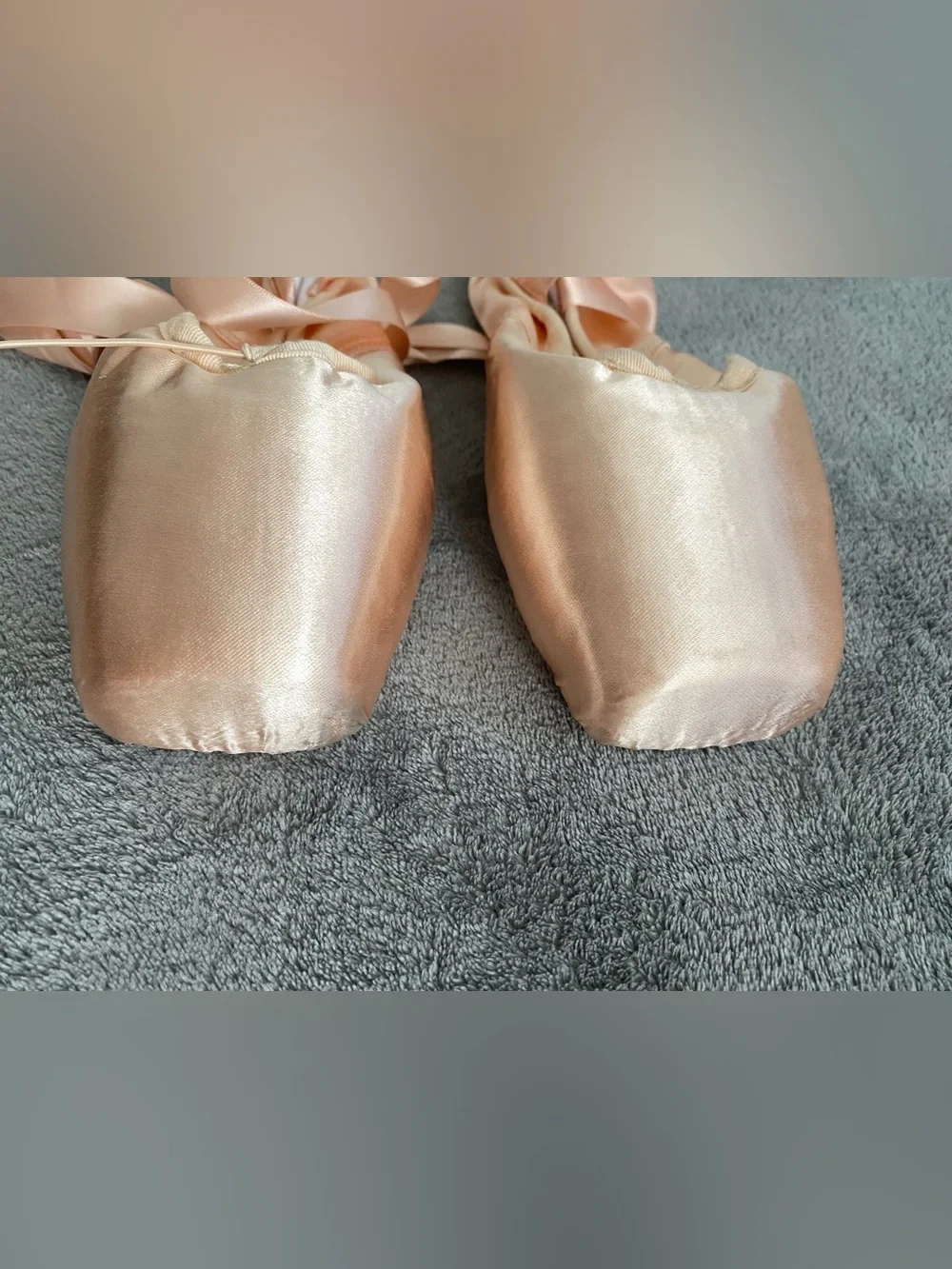 Wendywu Pink Satin Pointe Ballet Shoes Size 10 - Picture 6 of 16